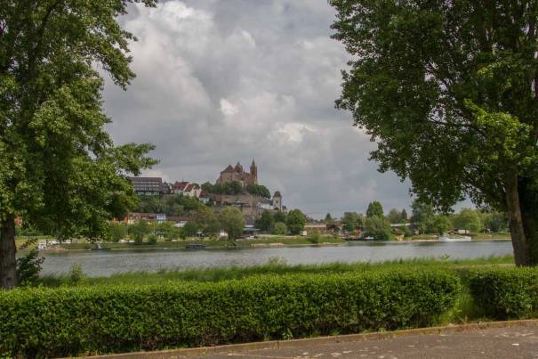 Breisach from Ile du Rhin