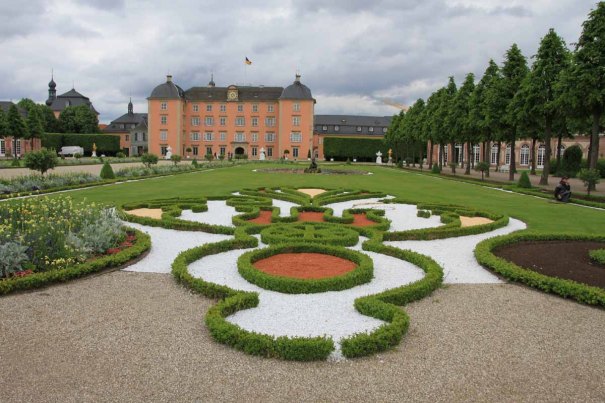 Schwetzingen Schloss (castle) and grounds.