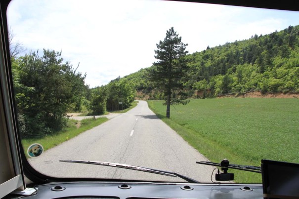 Road into the Luberon.