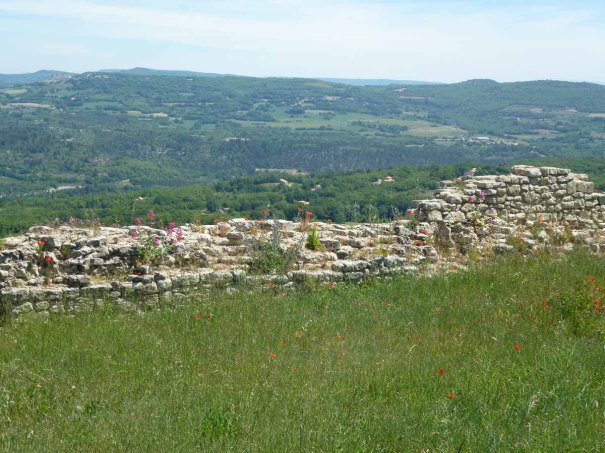Looking over the Luberon from the Village.