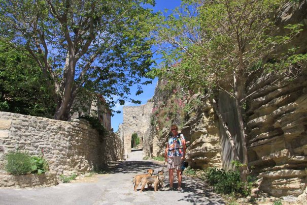 Walking through the Village