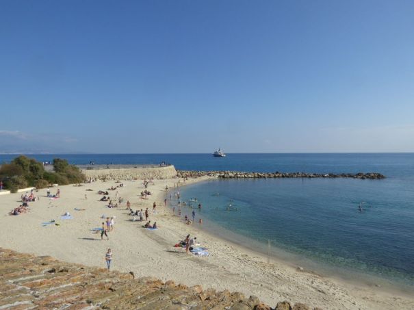 Antibes Beach.