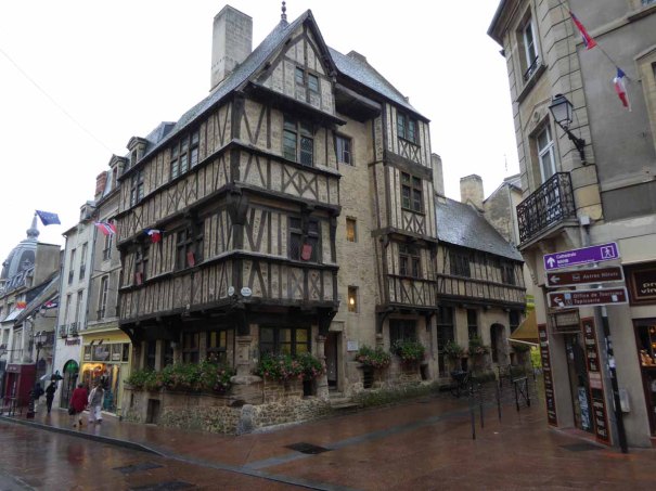 Half timbered house in Bayeux.