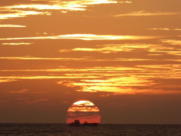 Sunrise over the Med