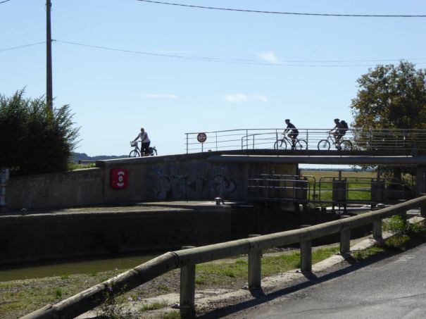 Bridge over the canal Robine