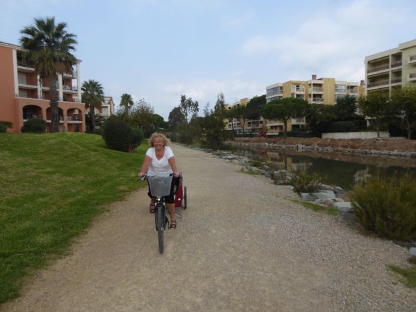 Cycle Track in to Town.