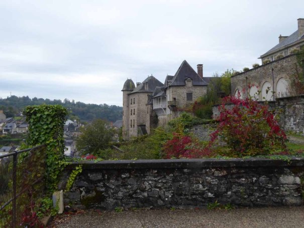 Looking up at one of the Châteaux