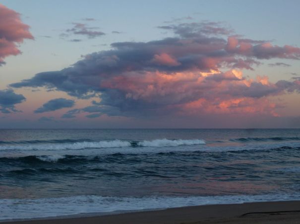 Evening sky over the Mediterranean