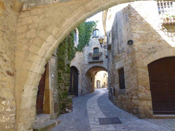 Pals-Looking up from the Main Square