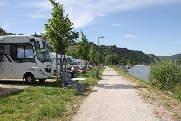 Cycle Track in front of Stellplatz