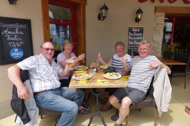 Plat du jour with Alan and Joy, at Port Nautique.