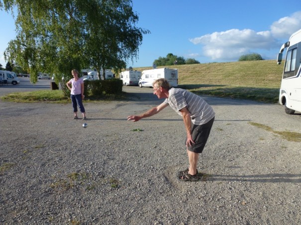 The master at work, bouleing.