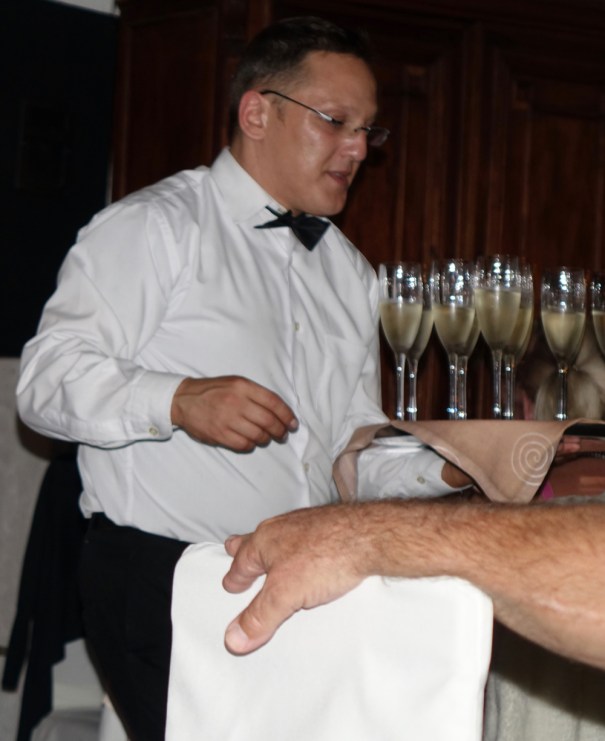 Cava...on the house..