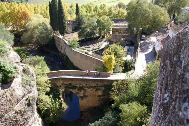 Arab Bridge, Arab baths behind.