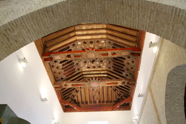 Old Arabic Gilded Wooden Roof
