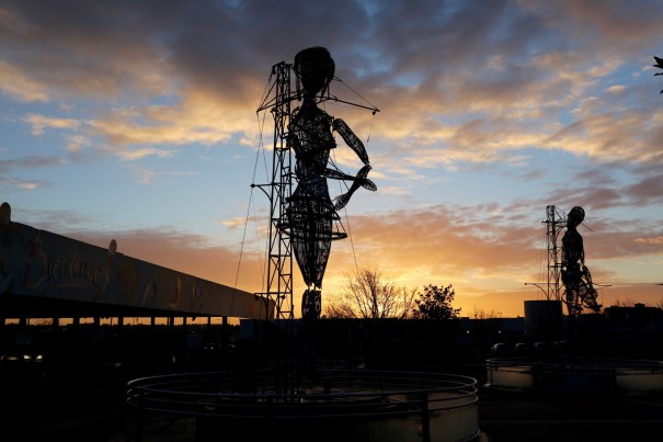 Sunrise at Futuroscope