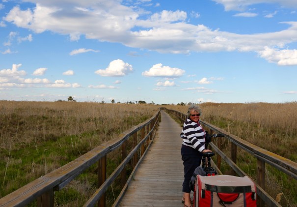 The boardwalk to Los Alcazares